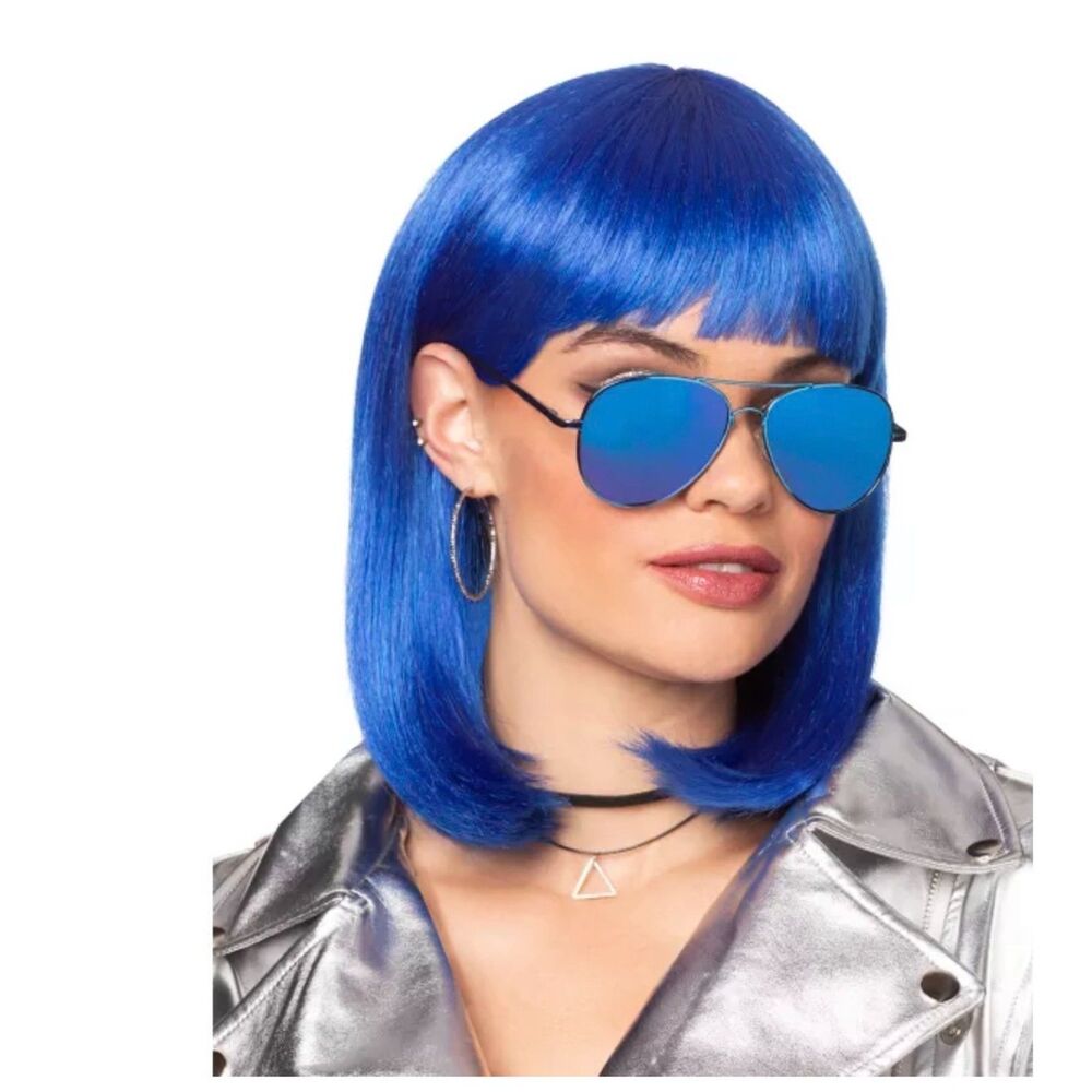 Blue Wig